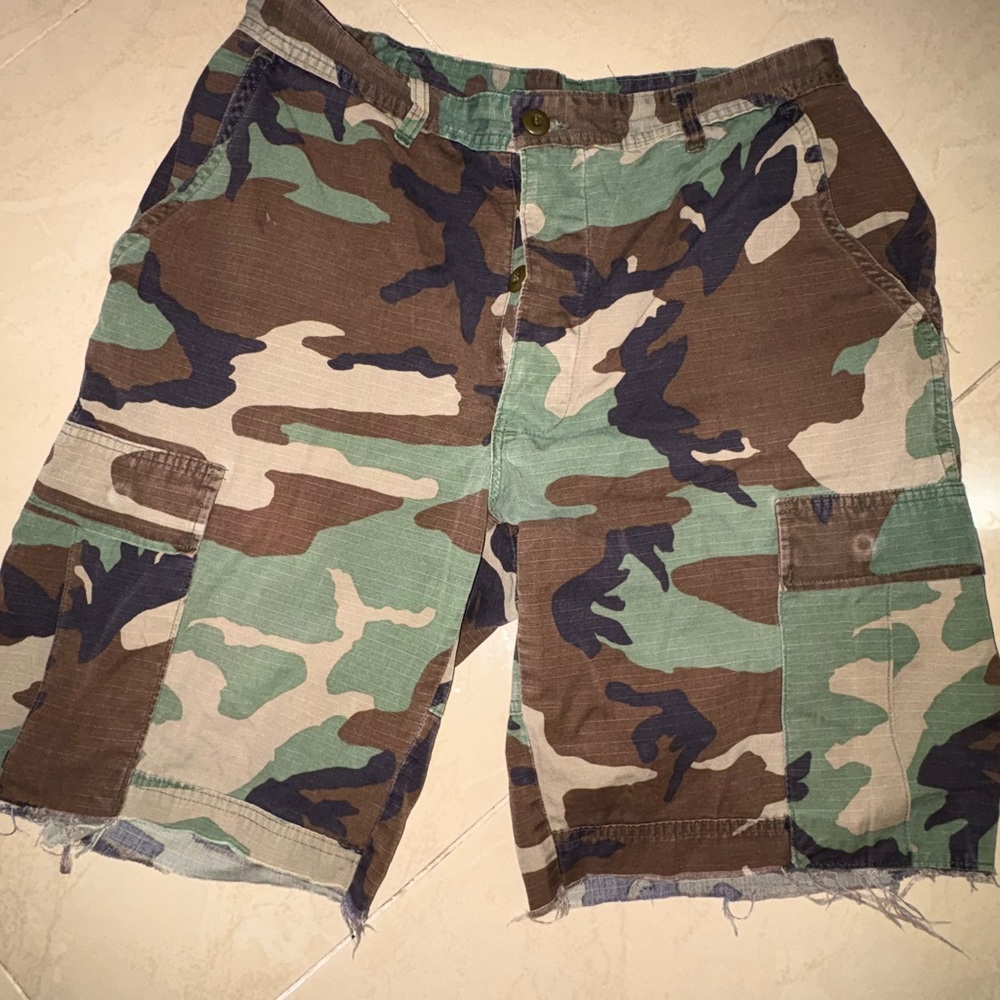 Camo Cargo Shorts